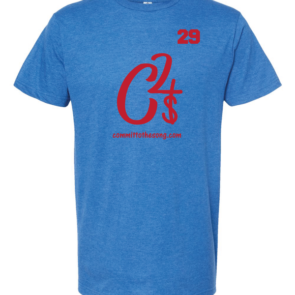 Commit to the Song t-shit with NEW LOGO and '29' on it.