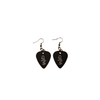 Commit to the Song single pick pair of earrings BLACK