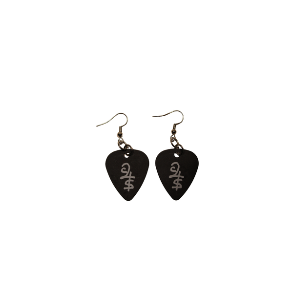 Commit to the Song single pick pair of earrings BLACK