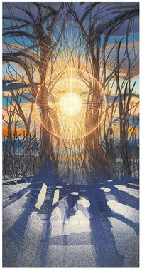 Winter Solstice Evening at the Om Dome 
