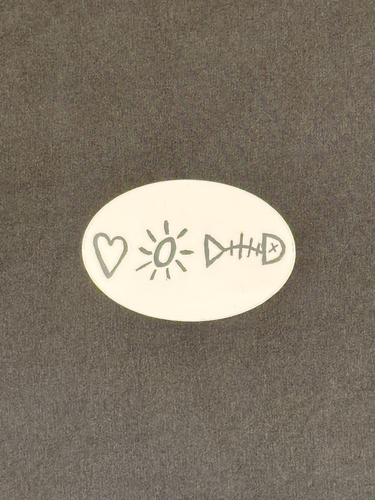 <3 Sun Fish sticker