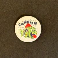 Sunfish logo pin