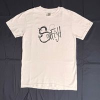 White Logo Tee