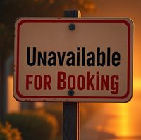 UNAVAILABLE FOR BOOKING
