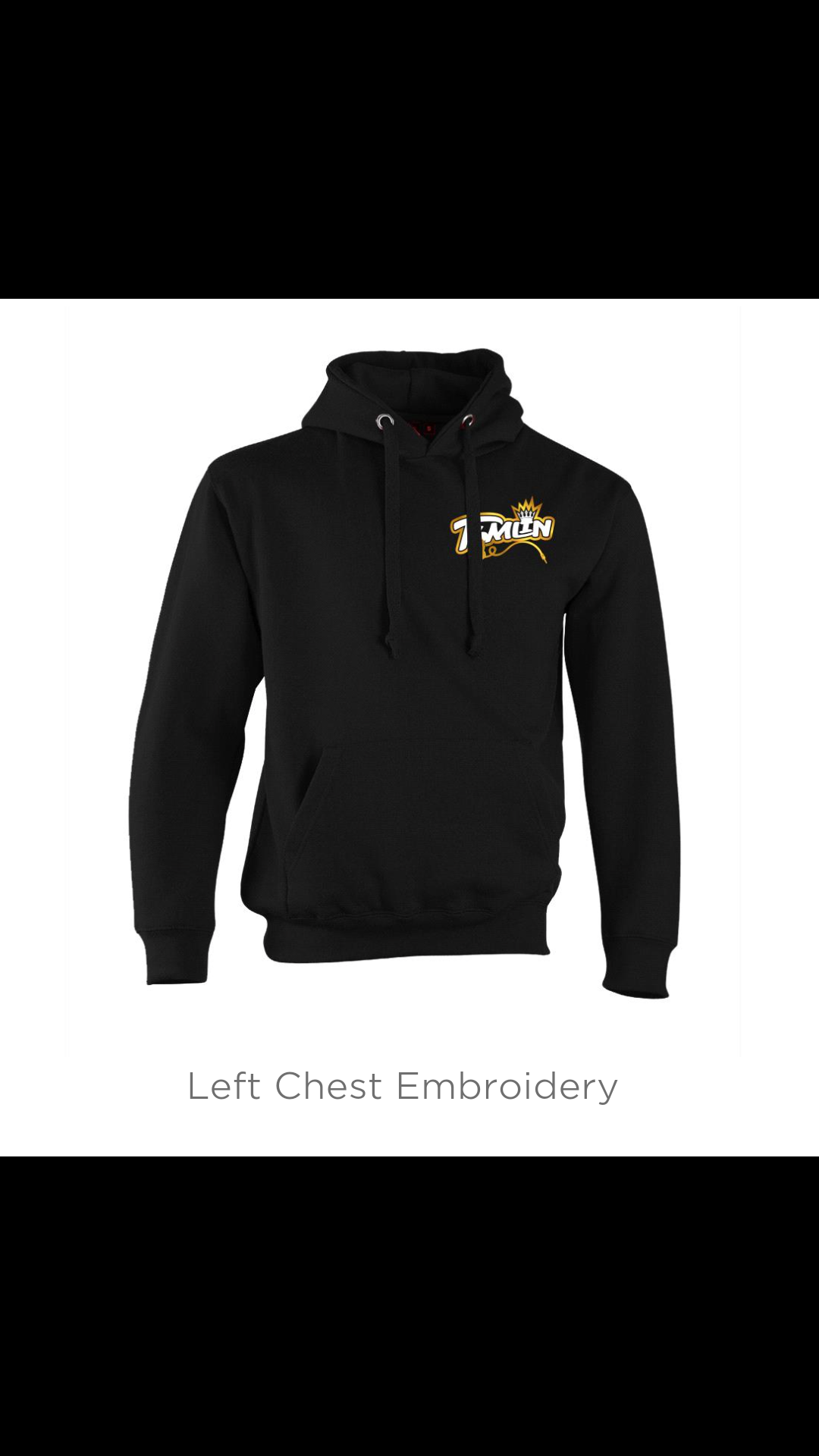 *EXCLUSIVE GOLD LOGO* HOODIE - LEFT CHEST