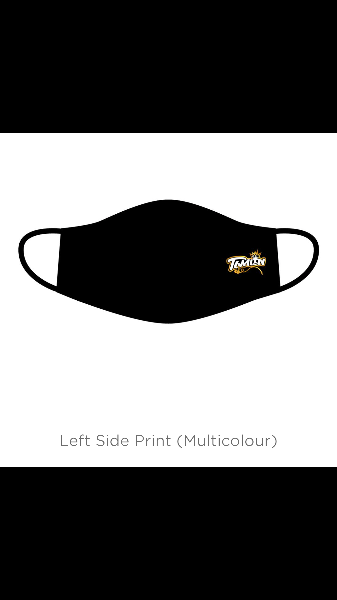 *EXCLUSIVE GOLD LOGO* FACEMASK