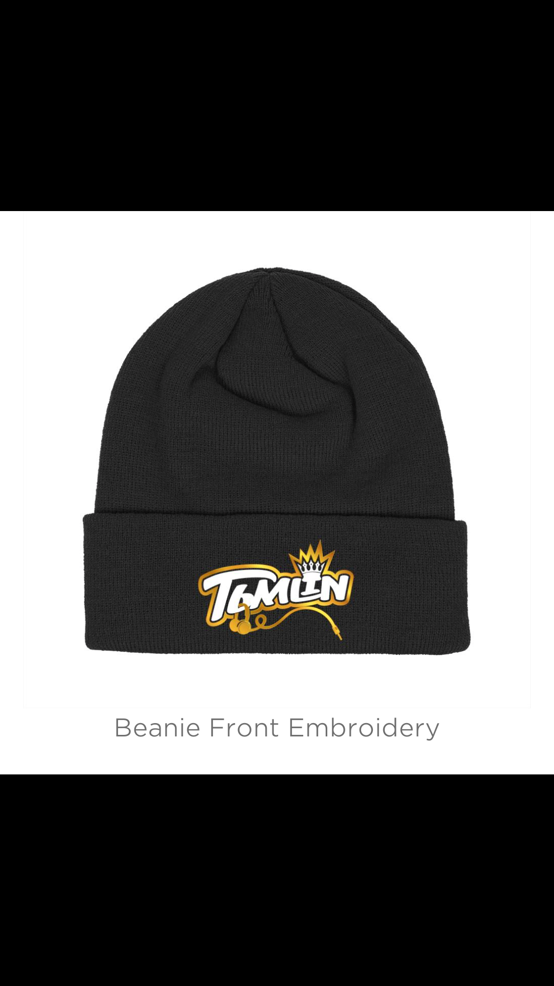 *EXCLUSIVE GOLD LOGO* BEANIE HAT