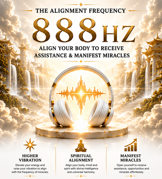 888hz frequency, manifest miracles frequency, abundance alignment audio, spiritual alignment frequency, higher vibration healing, miracle manifestation frequency, wealth attraction frequency
