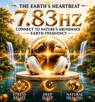 Experience the power of 7.83Hz Earth Frequency audio designed to reconnect you to nature’s abundance. Reduce stress, support deep sleep, regulate your nervous system, and activate energetic 