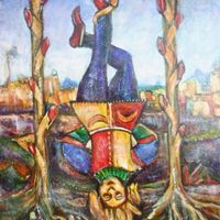"PENDU" - original painting