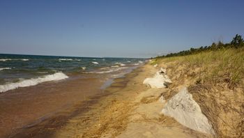 Looking South at Lake Michigan
