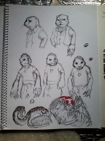 Mole sketch Ideas by Elartwyne Estole
