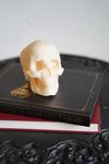 Small Human Skull Candle