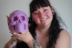The Large Human Skull Candle