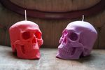 The Large Human Skull Candle