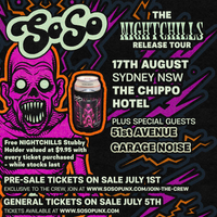 NIGHTCHILLS Single Tour - SYDNEY
