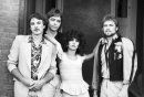 Lucy "back in the day" with her boys of Loose Talk,ahhh the 80's
