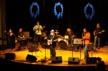 Onstage @ The Aladdin Theater with Myron Leroy & The Faithful Few for his CD release party!
