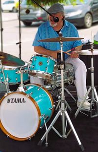 Kevin Mulvaney Torch Song Blues Rocks Twin Light Bike Race at Driftwood Tiki!