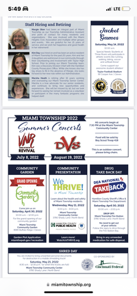 VN REVIVAL full band @ Miami Township Concert Series 