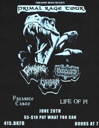 Primal Rage Tour with Gnawing, Utter Scorn, and Execute