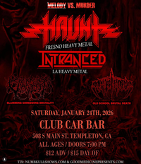 Haunt w/ Intranced, Repterra, Utter Scorn