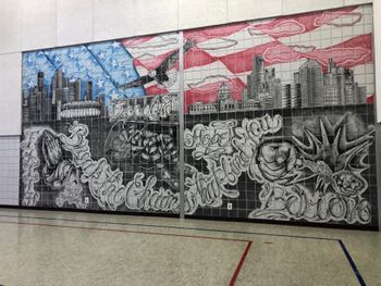 Fantastic artwork done my former inmates.
