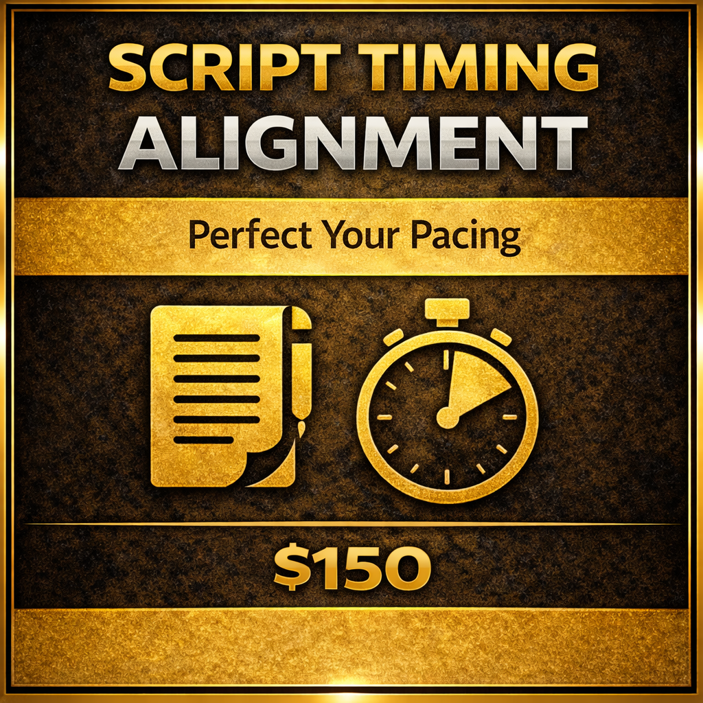 ADD-ON: Script Timing & Pacing Alignment