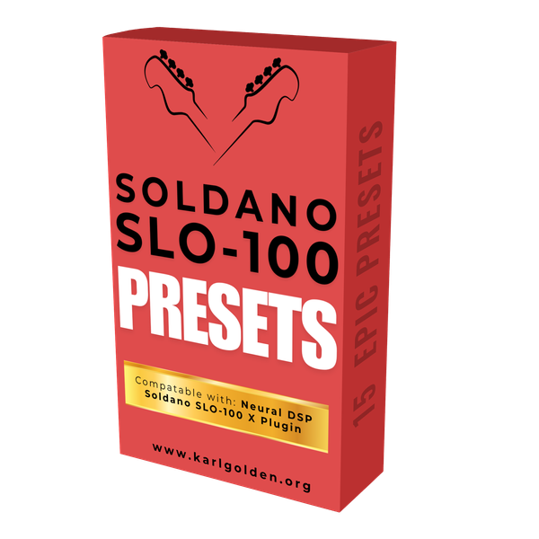 Soldano SLO-100 X Guitar Preset Pack (Neural DSP): 15 Killer Presets