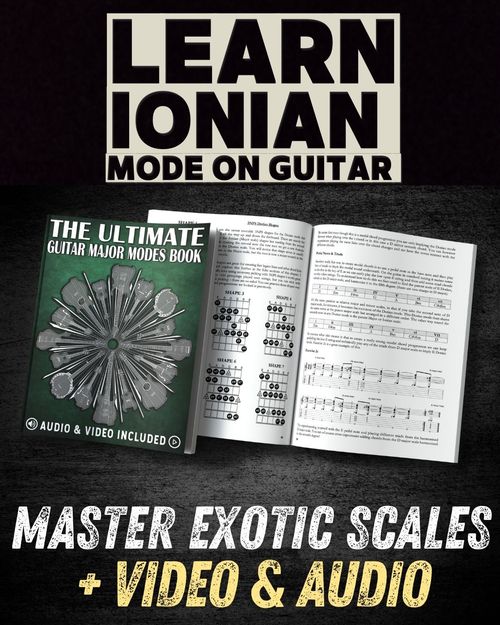 Ionian Mode Guitar - Visual Learning Tools and Techniques