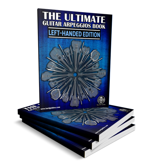 The Ultimate Guitar Arpeggios Book Left-Handed 