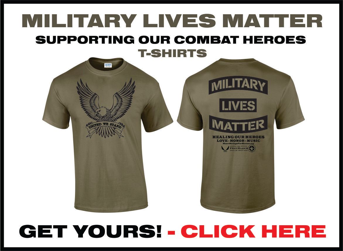 MILITARY LIVES MATTER - T-SHIRTS (Free shipping)