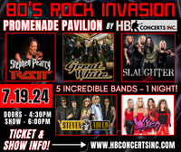 80's ROCK INVASION Feat. Stephen Pearcy of Ratt, Great White, Slaughter, Steven Adler of Guns N’ Roses and Vixen 