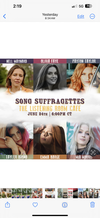 Olivia Faye with Song Suffragettes 