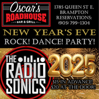 Oscar's Roadhouse in Brampton: New Year's Eve The RadioSonics (Rock! Dance! Party!)