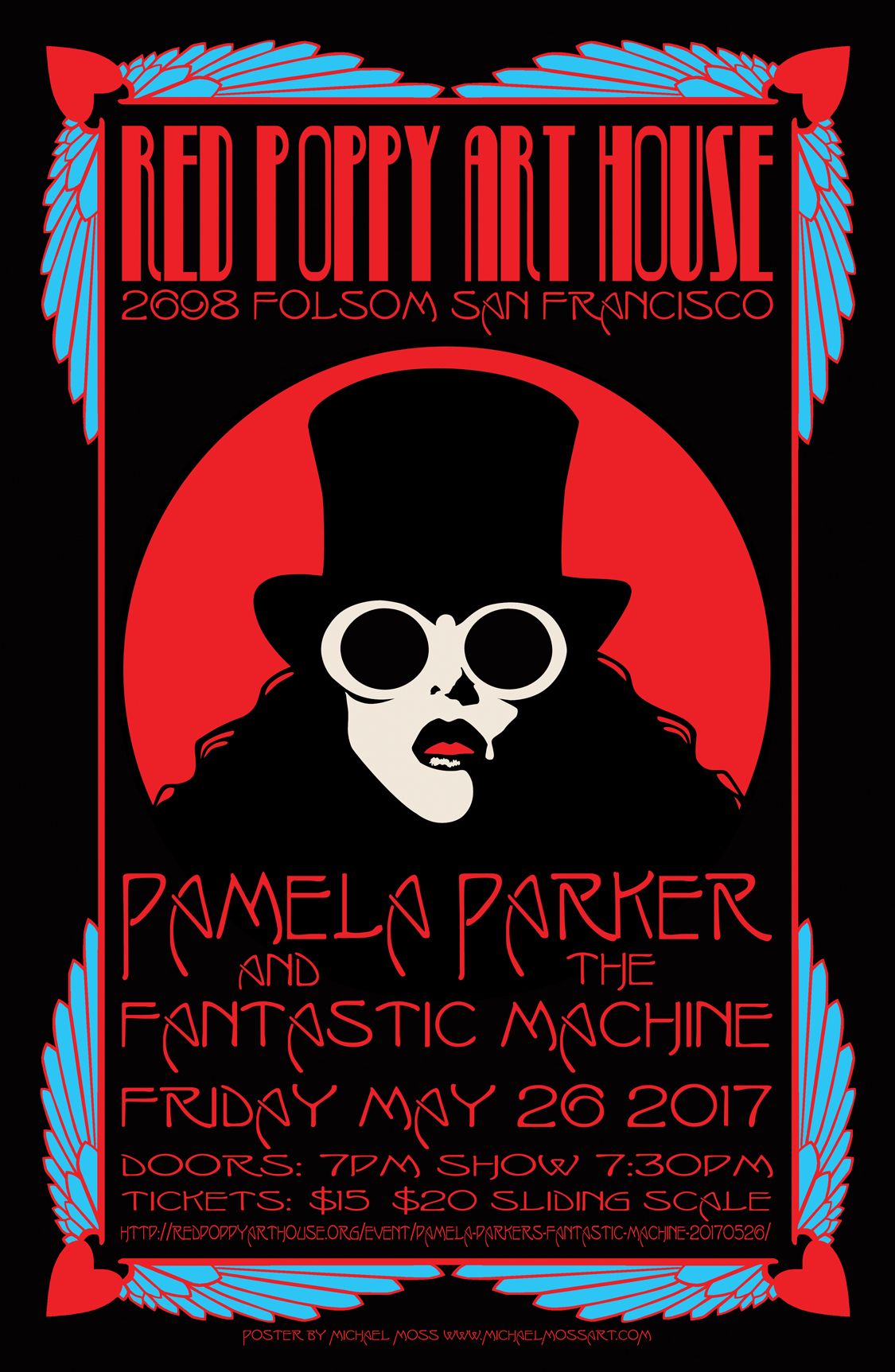 Red Poppy Art House Poster