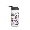 Sticker Stainless Steel Water Bottle
