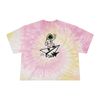 Tie-Dye Crop Tee Astronaut Graphic 