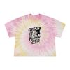 Tie-Dye Crop Tee Astronaut Graphic 