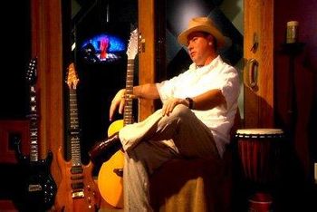 "The Unknown Path" interview showing all my guitars and djembe.
