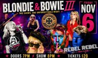 BOWIE & BLONDIE Tribute Night!