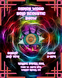 Damon Wood Solo Acoustic Show at Rolling Smoke BBQ in WHeat Ridge