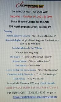 LAR ENTERPRISES PRESENTS --Oh What a Night of Doo-Wop