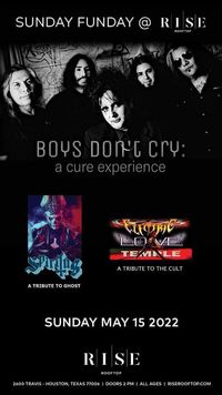 Boys Don't Cry (The Cure) | Spiritus (Ghost) | Sonic Love Temple (The Cult)