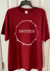 Men's Drum Ring Garnet Tee, 50/50 Cotton/Poly