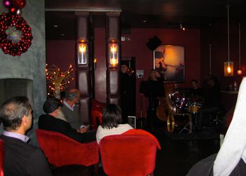 Bliss Bar San Francisco CA 12/09/12 Dmitri Matheny, Matt Clark, Ruth Davies, Deszon X Claiborne
