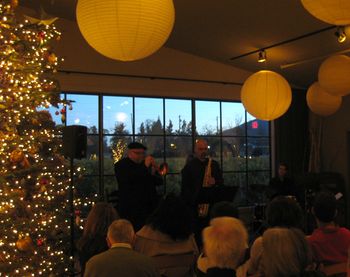 Long Meadow Ranch Winery & Farmstead St Helena CA 12/02/12 Dmitri Matheny, Clairdee, Dave Ellis, Matt Clark, Ruth Davies, Jim Zimmerman
