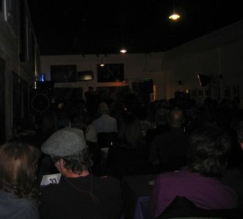 Dmitri Matheny Group @ 57th Street Gallery, Oakland 2/16/13 - Dmitri Matheny flugelhorn, Brad Buethe guitar, Ron Belcher bass, Deszon X Claiborne
