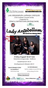 Just Announced Lady Antebellum with Special Guest Waydown Wailers 