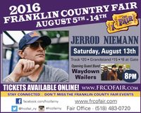 Platinum-selling Country singer-songwriter Jerrod Niemann with Waydown Wailers